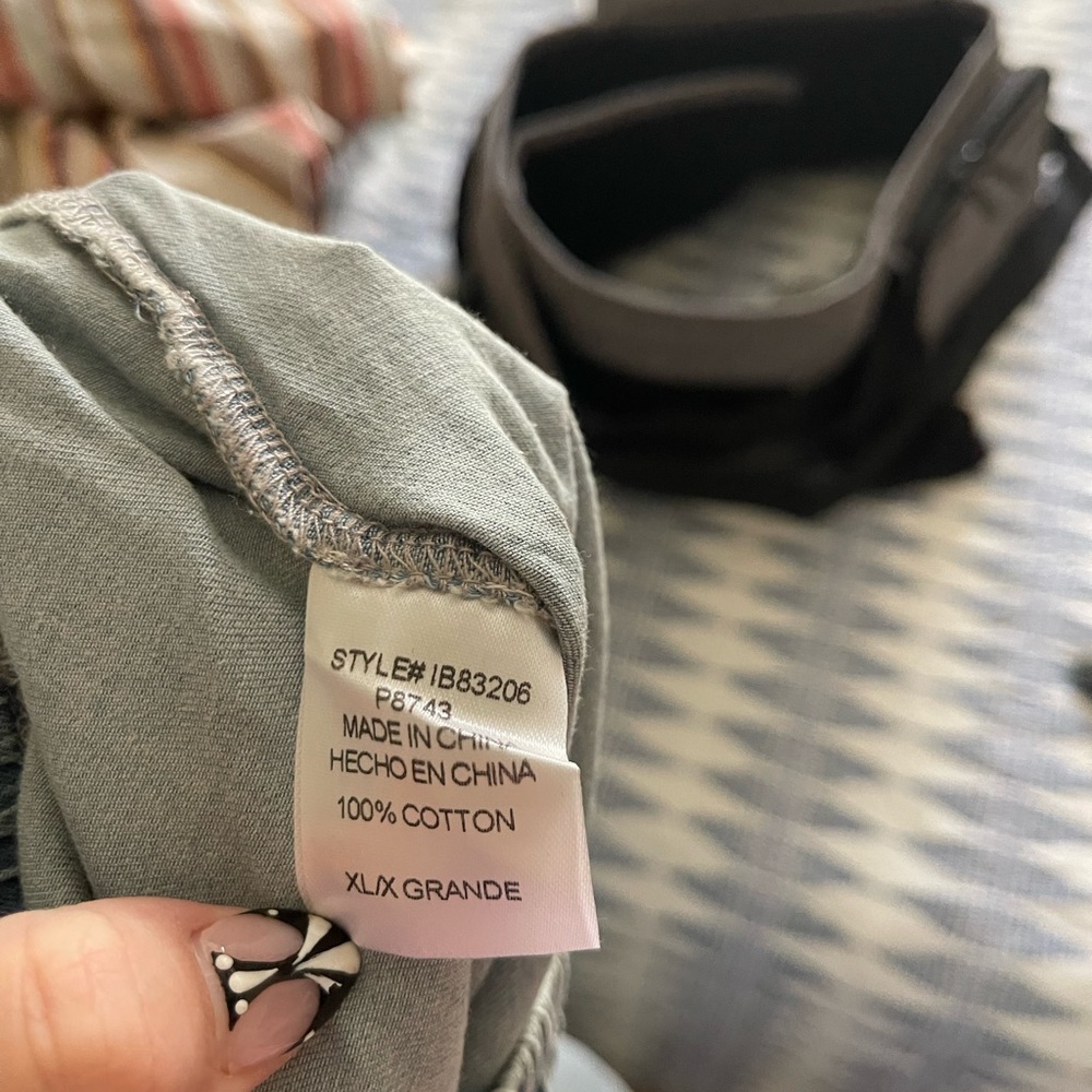 NWT Tea n Rose chambray joggers - Picture 5 of 5